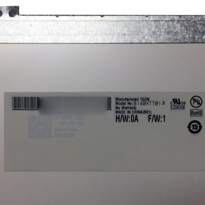 B140XTT01.3 14.0 اینچ 1366*768 برای صفحه نمایش TFT-LCD لپ تاپ