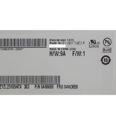 B140XTN03.0 14.0 اینچ 1366*768 برای صفحه نمایش TFT-LCD لپ تاپ