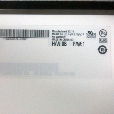 B140XTN02.0 14.0 اینچ 1366*768 TFT-LCD SCREEN صفحه نمایش LCD