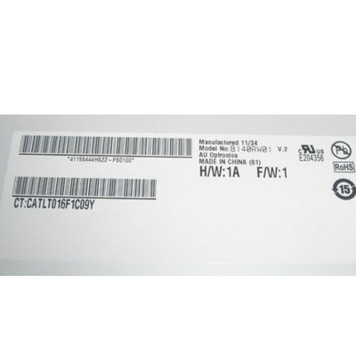 B140RW01 V2 14.0 اینچ 1600*900 صفحه نمایش LCD
