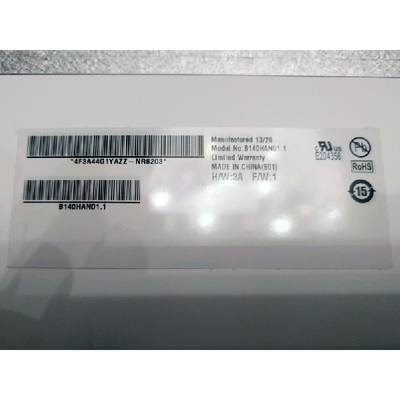 B140HAN01.1 14.0 اینچ 1920*1080 صفحه نمایش LCD برای لپ تاپ