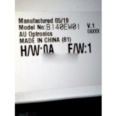 B140EW01 V1 14.0 اینچ 1280*768 صفحه نمایش TFT-LCD برای لپ تاپ