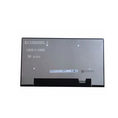 B133HAN05.C 13.3 اینچ 30 پین ماژول نمایش LCD 1920 * 1080