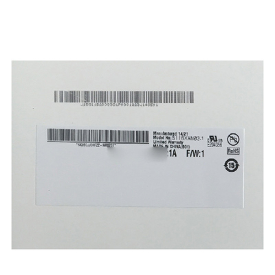 B116XAN03.1 HW1A برای AUO 262K 50٪ NTSC صفحه نمایش TFT-lcd