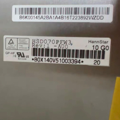 HSD070PFW3-A00 صفحه نمایش اصلی 7.0 اینچی صفحه نمایش LCD