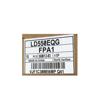 صفحه نمایش LCD LD550EQG-FPA1 55.0 اینچ 3840*2160 رزولوشن