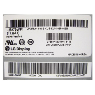 LM270WF1-TLA1 27.0 اینچ 1920 * 1080 ماژول پانل LCD