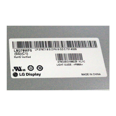 LM270WF5-SSC1 ۲۷٫۰ اینچ صفحه LCD 1920*1080 صفحه نمایش LCD TFT