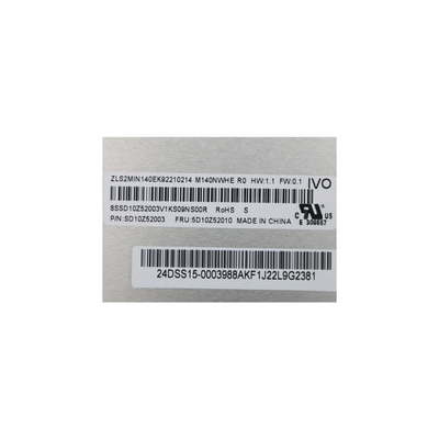 14.0 اینچ پانل TFT LCD 2240*1400 M140NWHE پانل R0 a-Si TFT - LCD