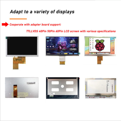 HDMI VGA AV 50 Pin LCD Driver Board 800x480 IPS