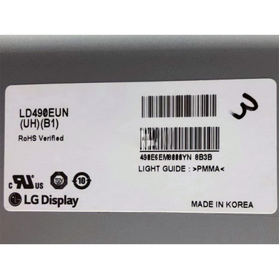 نمایشگر LCD LD490EUN-UHB1 پایه دیواری 1920×1080 iPS 49 اینچی