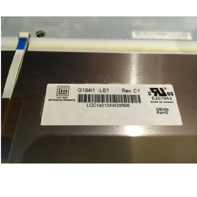 صفحه نمایش LCD 15.4 اینچی G154I1-LE1 پنل ال سی دی برای صنعت
