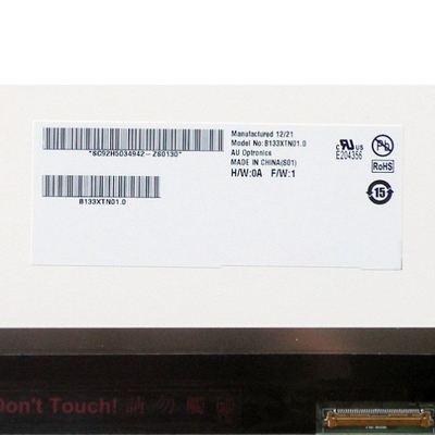 صفحه نمایش 13.3 اینچی لپ تاپ LCD B133XTN01.0 برای صفحه نمایش لمسی Lenovo U310