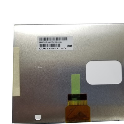 صفحه نمایش LCD AUO 480(RGB)×234 C061FW01 V0 دی وی دی ناوبری خودرو