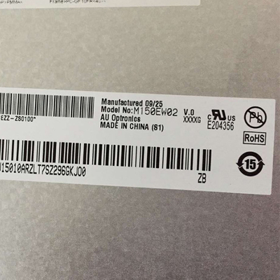 نمایشگر M150EW02 V0 AUO LCD 1280x720 TFT CCFL 50 هزار ساعت درایور W/O