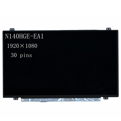 قیمت خوب پنل نمایشگر ال سی دی N140HGE-EA1 FHD 14.0 اینچی باریک 30 پین 262K 60% NTSC آنلاین
