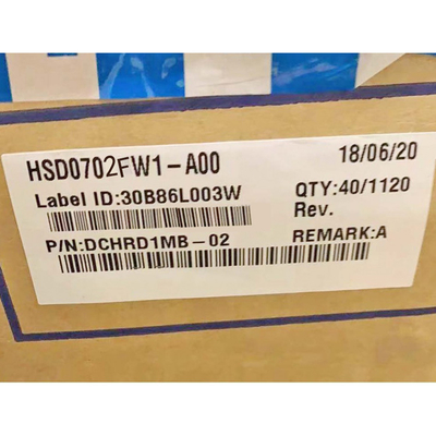 قیمت خوب صفحه نمایش 7.0 اینچی 11024*600 ال سی دی HSD0702FW1-A00 برای رایانه های شخصی نت بوک آنلاین