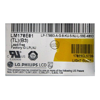 قیمت خوب LM170E01-TLB3 17.0 اینچ صفحه LCD 1280*1024 صفحه نمایش LCD آنلاین