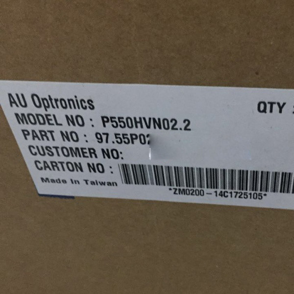 صفحه نمایش AUO 55.0 اینچی IPS TFT LCD P550HVN02.2 ماژول های صفحه نمایش LCD با وضوح 1920X1080