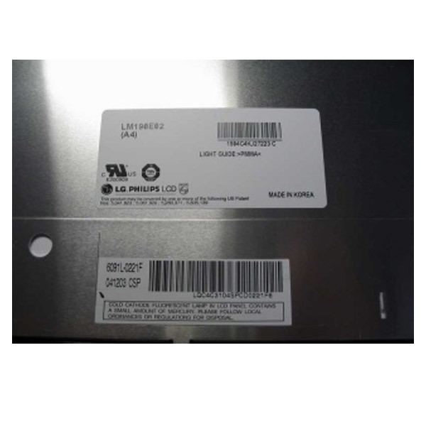 LM190E02-A4 19.0 اینچ 1280 * 1024 ماژول صفحه نمایش LCD برای مانیتور دسکتاپ