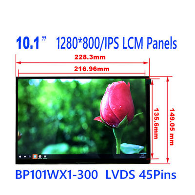 قیمت خوب صفحه نمایش LCD 10.1 اینچی BOE 45 پین BP101WX1-300 RGB 1280x800 WXGA 149PPI آنلاین