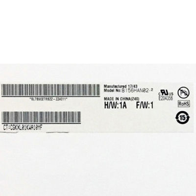 قیمت خوب AUO نوار عمودی 15.6 اینچ LCD صفحه B156HAN02.2 HW1A 30 پین صفحه LCD لپ تاپ آنلاین