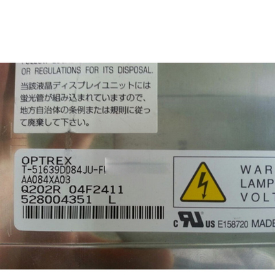 قیمت خوب T-51639D084JU-FW-A-AB صفحه نمایش LCD 8.4 اینچی جدید برای OPTREX آنلاین