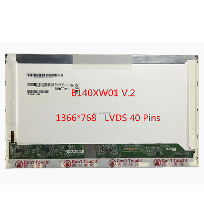 قیمت خوب صفحه نمایش لپ تاپ ال سی دی B140XW01 V2 262 هزار رنگ صفحه نمایش 45% NTSC آنلاین