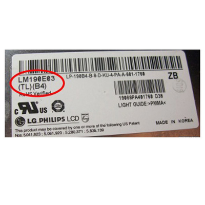 قیمت خوب LM190E03-TLB4 19.0 اینچ 1280*1024 ماژول صفحه نمایش LCD آنلاین
