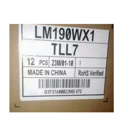 قیمت خوب LM190WX1-TLL7 19.0 اینچ صفحه LCD 1440*900 ماژول LCD نمایش آنلاین