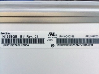 قیمت خوب 1366*768 N156BGE-E11 15.6 اینچ 200 cd/m2 صفحه نمایش LCD آنلاین