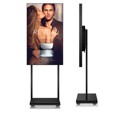 صفحه نمایش تبلیغاتی 4K 49 اینچی lCD روی زمین 16.7M