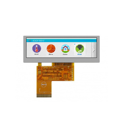 WF39BSQASDNN0 ال سی دی نوار کشیده Winstar 3.9 اینچ با روشنایی بالا درجه حرارت گسترده 480x128